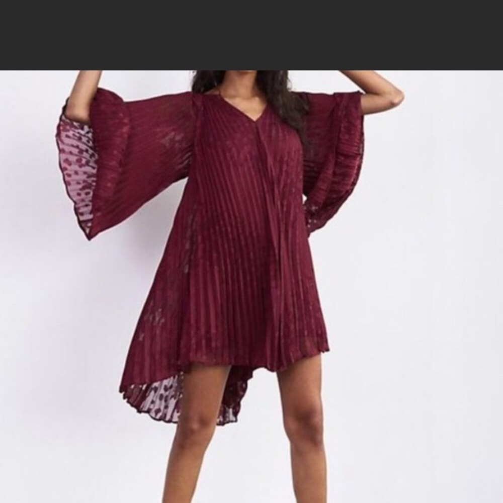 NWOT Anthropologie Toulon pleated dress